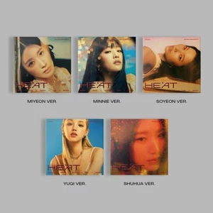 K-POP G I-DLE Special Album HEAT Digipack Random Ver. CD+20p Booklet+P.Card+Gift - Imagen 1 de 8