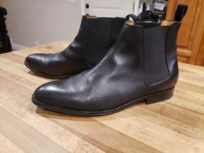 Men's (size-11) Paul Smith, Gerald Chelsea Boots 8574 Black Leather, Worn 3X - Image 1 of 4