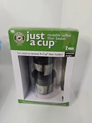 Medelco 00303, Cesta Filtro Café Reutilizable Diseño Universal Pack de 2. Foto 1 de 2