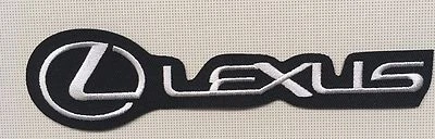 lexus patch embroidered Lexus patch iron sew on 6.25" wide Lexus heat seal patch - Image 1 of 3