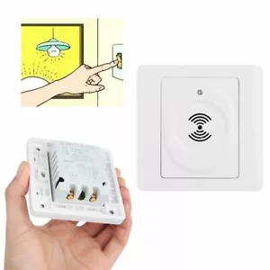 Delay Smart Wall Mount Sound Activated Lamp Switch Light Sensor Voice Control - Picture 1 of 12