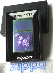 ZIPPO PREVIOUSLY COLLECTED Not Used HUMMINGBIRDS Lighter ROSE Spectrum 2014 - Picture 1 of 6