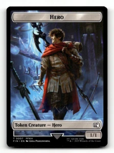 MTG - Ficha de Doble Cara Hero (0007) Bird (0016) - FINAL FANTASY - Imagen 1 de 2