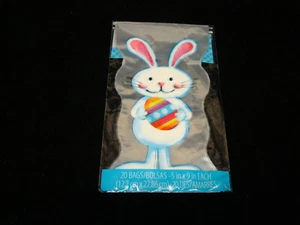 Easter Bunny Themed 20 Count Party 5" x 9" Treat Bags - Picture 1 of 1