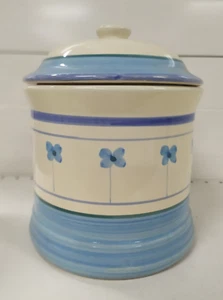 Grande Barattolo Caleca Con Coperchio Maioliche Dipinte A Mano - Imagen 1 de 9