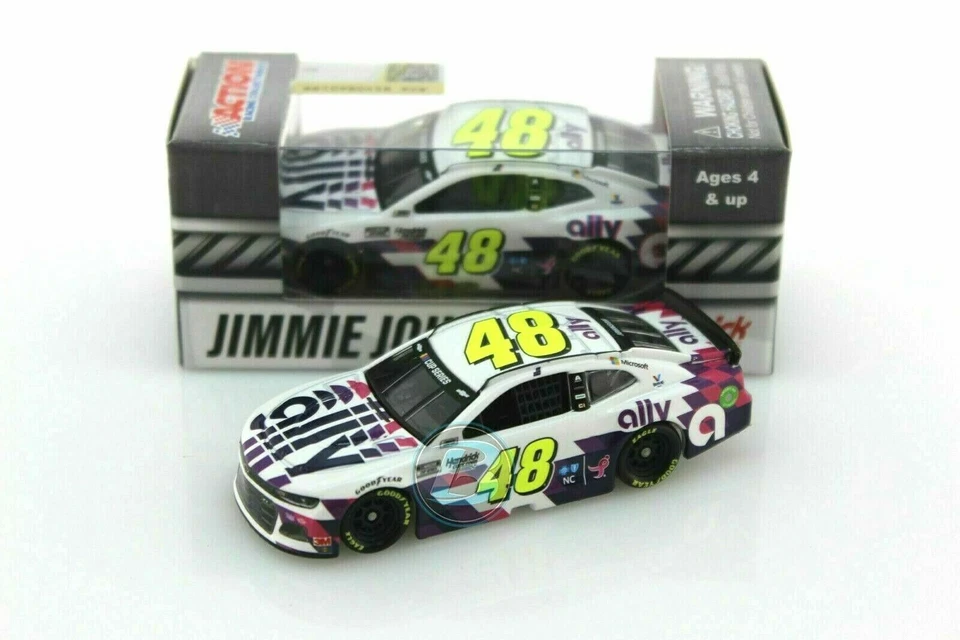 JIMMIE JOHNSON 2020 ALLY BCBS AZUL CRUZ AZUL ESCUDO 1/64 AÇÃO DIECAST CAMARO - Imagem 1 de 1