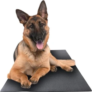 Ruff gepolsterte Hundekistenmatte, schwarz 0 - Bild 1 von 8