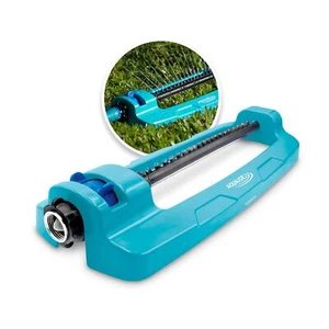 AQUAJOE Jumbo Oscillating Sprinkler, 4,400 Sq Ft Coverage, Metal Base - Bild 1 von 8