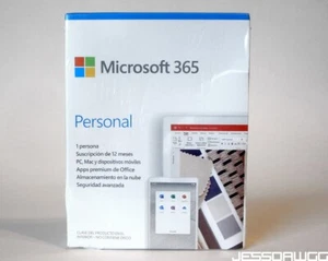 Mexico Spanish Ver new Microsoft 365 Personal SKU-QQ2-01053 1 Year subscription - Picture 1 of 9