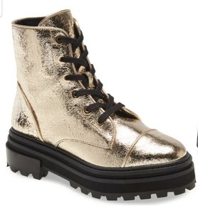 Las mejores ofertas en Botas de combate con oro superior de cuero para  mujeres | eBay