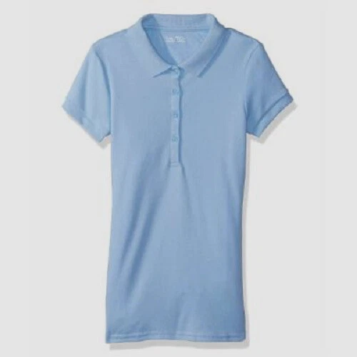 $27 Nautica Niños Niñas Azul Manga Corta Botón Informal Polo Top Talla XL Foto 1 de 1