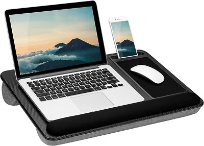 LapGear Pro Lap Desk with Wrist Rest Mouse Pad and Holder - Black... - Image 1 of 2