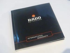 Manual libro reloj garantía internacional RADO - Imagen 1 de 4