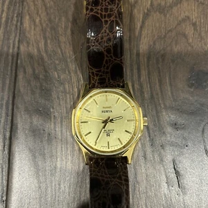 HMT SURYA PARA SHOCK Winding 17 Jewels Mens 34 mm Wristwatch - Picture 1 of 6