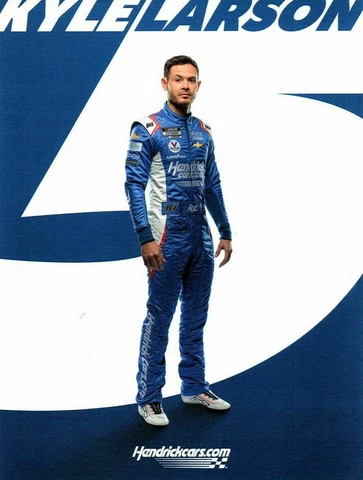 2022 KYLE LARSON “HENDRICK CARS.COM” #5 NASCAR CUP SERIES POSTCARD Cover