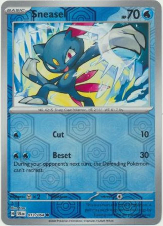 Sneasel - 013/064 - Common - Reverse Holo - Near Mint - Image 1 of 1