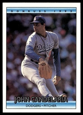 1992 Donruss John Candelaria Los Angeles Dodgers #125 - Image 1 of 2