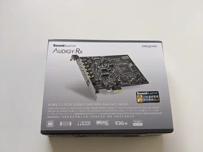 Creative Sound Blaster Audigy Rx (SB1550) 7.1 PCIe Sound Card - Dual Mic - Boxed - Image 1 of 4