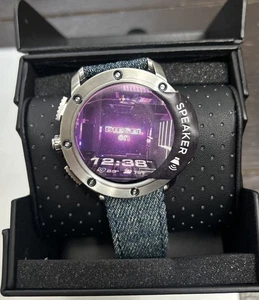 Diesel On Blue Denim Men's Axial  Touchscreen Smartwatch New MSRP $350.00 - Picture 1 of 6