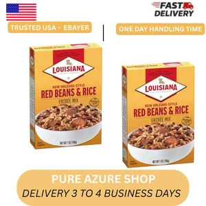 Louisiana Fischbraten New Orleans Stil rote Bohnen & Reis Vorspeise, 2er Pack - Bild 1 von 5