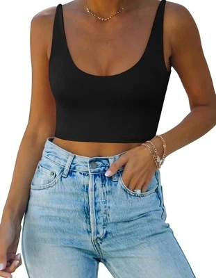 REORIA Butsmooth Black Women’s Trendy Sexy Plunge Deep V Neck  Backless, S - Image 1 of 4