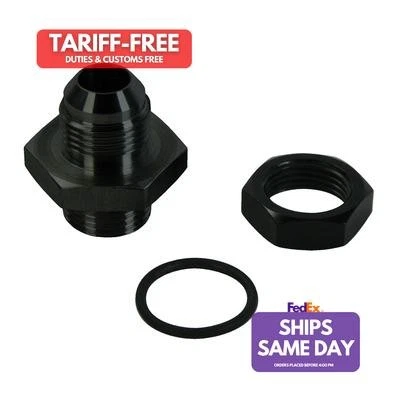 Moroso 22753, One Black Aluminum -10An Macho Fitting - Piezas de rendimiento sin soldadura Foto 1 de 4