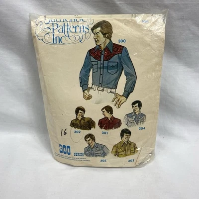 Authentic Patterns INC Men's Western Shirt 300 Pattern Is Cut - Image 1 of 4