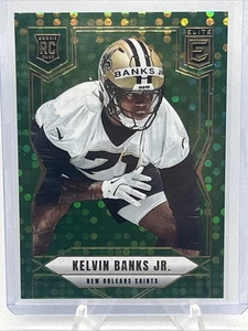 2025 Panini Donruss Elite - Rookies Kelvin Banks Jr. #138 Green Disco (RC) - Picture 1 of 2