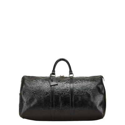 Louis Vuitton Keepall 55 Epi Boston Bag Women Black One Size - Image 1 of 4