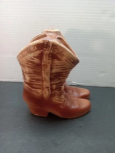 Vintage McCoy Keramik Cowboystiefel glasiert Made in USA 63/4 - Bild 1 von 9