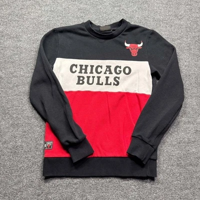 Sudadera NBA Cuello Redondo Chicago Bulls Para Hombres S Negra Roja Pullover Camiseta de Baloncesto Foto 1 de 4