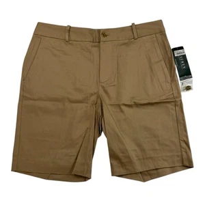 Nuevo con etiquetas Bermudas Lauren Ralph Lauren LRL Tostadas Frente Plano Talla 8 Algodón Elástico - Imagen 1 de 11