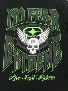 No Fear Extreme, Iive, Fast, Riders Logo T-Shirt Herren Größe L - Bild 1 von 8