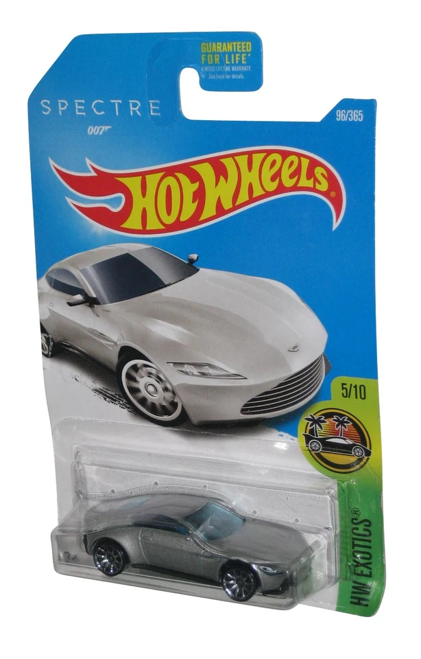 Coche de juguete Hot Wheels HW Exotics Aston Martin DB10 (2015) Mattel Silver Spectre 007 Foto 1 de 1