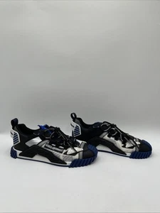 Men’s Dolce & Gabbana NS1 Sneakers Black/Blue/White Size 41 - Picture 1 of 5