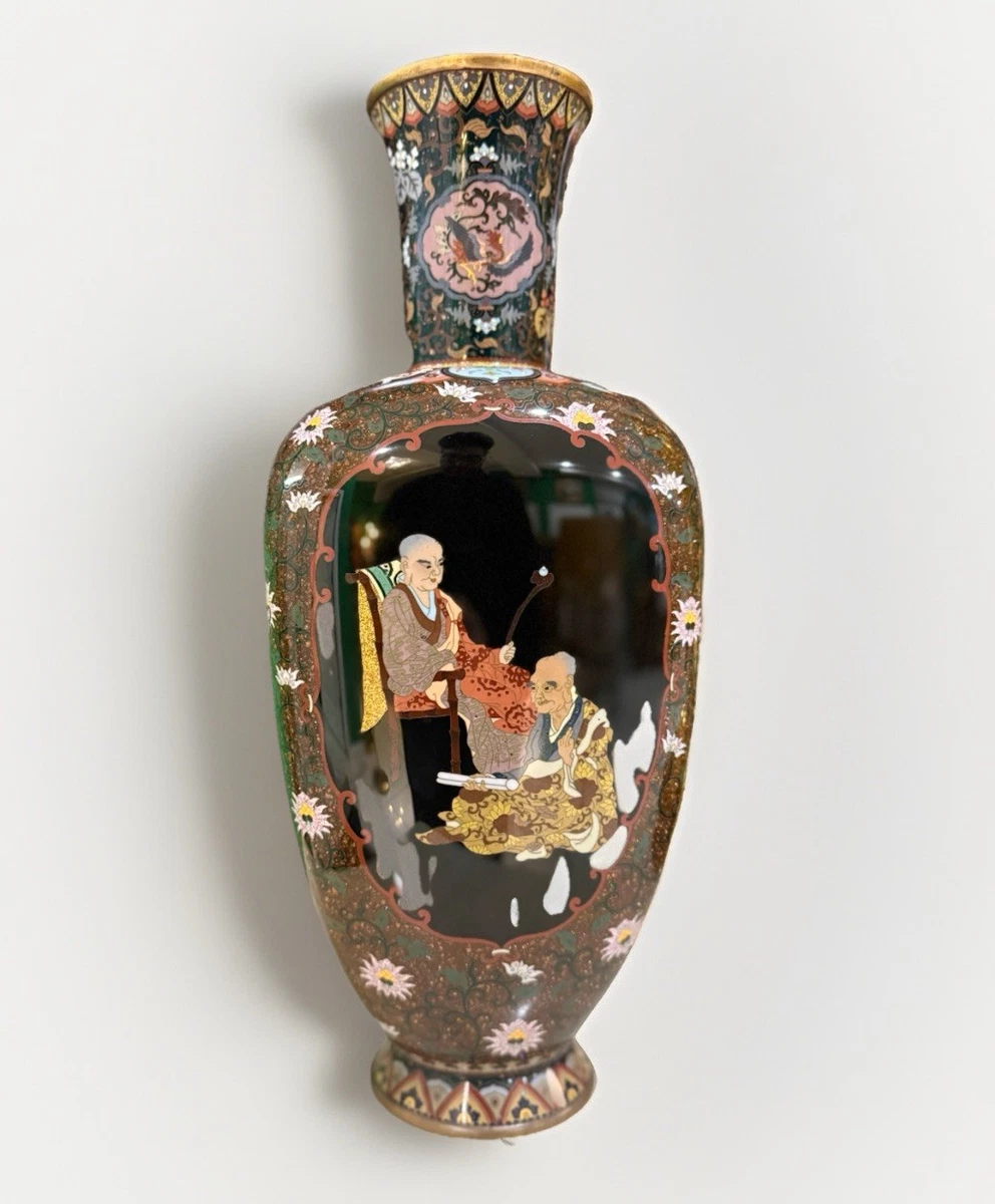 日本景泰蓝龙在日本古董花瓶| eBay