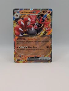 Incineroar ex 034/162 Sv05 - Pokemon Temporal Forces - Near Mint Holo Ultra Rare - Picture 1 of 2