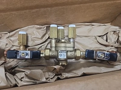 Caleffi 574064A  1/2" Reduced Pressure Zone Backflow Preventer Press X Press RPZ - Image 1 of 4