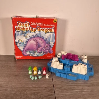 Don't Wake the Dragon 3D Game Parker Brothers 1986 WORKS 98% COMPLETE - Image 1 of 4