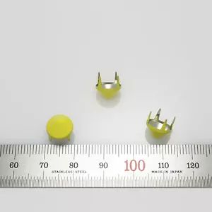 100pcs Cone studs Diámetro 3/8 "(9mm) DIY Rock Punk stuffs yellow converse reform - Imagen 1 de 1