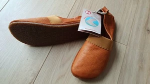 POLOLO Unisex Kinder Leder-Barfußschuh Elastico Hellbraun Gr.31 NEU! - Bild 1 von 3