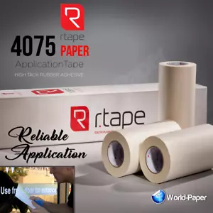 Application Transfer Tape PAPER 12 in x 300 ft Roll Sign Craft Vinyl BEST SELLER - Picture 1 of 5