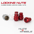 4 x Red Locking Wheel Nuts M12x1.5 Fits Ariel Atom Lotus Elise