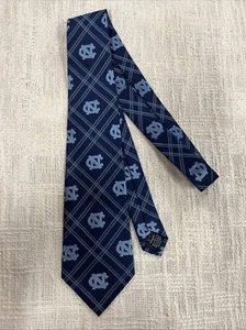 UNC Chapel Hill Tar Heels Eagles Wings Tie Blue 58 Inches - Picture 1 of 5