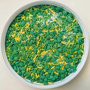 Luck Of The Irish Confetti Edible Sprinkles St Patrick Day- You Pick The Amount - Picture 1 of 1