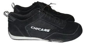 Nuevo Chicane 9.5 Negro Speedster Zapatos de Carreras Rendimiento Tenis de Conducción - Imagen 1 de 18