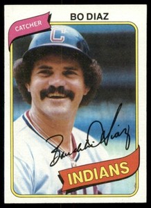 1980 Topps BB Bo Diaz #483 NM-MT or Better Cleveland Indians