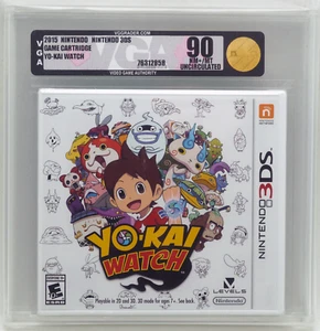 Nintendo 3DS Yo-Kai Watch VGA 90 Uncirculated NM+/Mint Gold (2015) - Picture 1 of 2