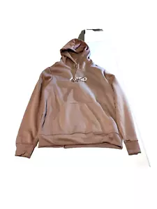Aeropostale Hoodie Extra Large Embroidered Logo Aero 87 Beige - Picture 1 of 3