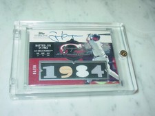 TONY GWYNN 2006 Topps Sterling On Card Auto & 4 Piece Relic #ed 06/10 - PADRES